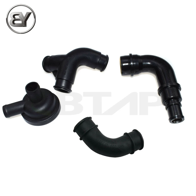 

BTAP New Engine Crankcase Breather Hose For VW Golf J-etta MK4 Audi A3 TT 1.8T 06A129101A 058133785B 06A103213F 06B103221P