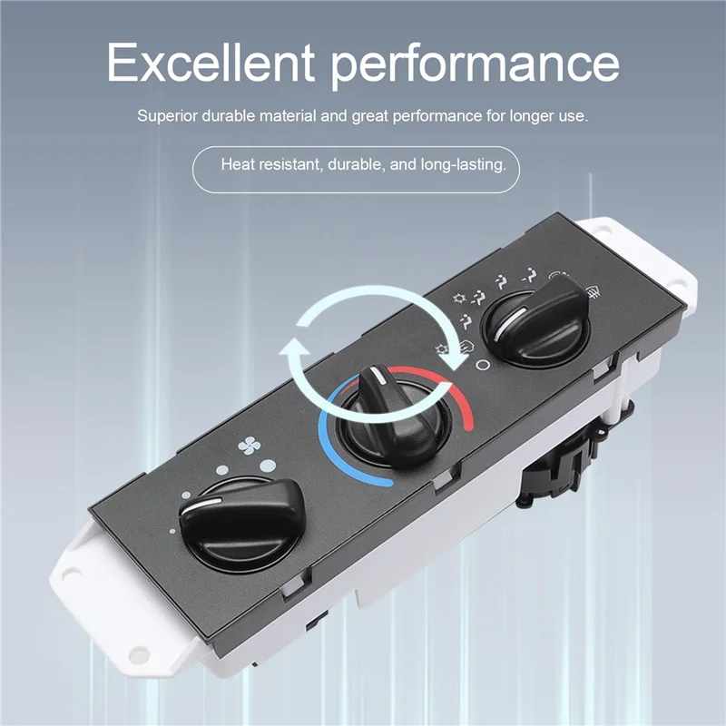 

NEW-55037473AB HVAC White Heater Control Panel Switch For Jeep Wrangler TJ 1999-2004 Blower Motor Switch