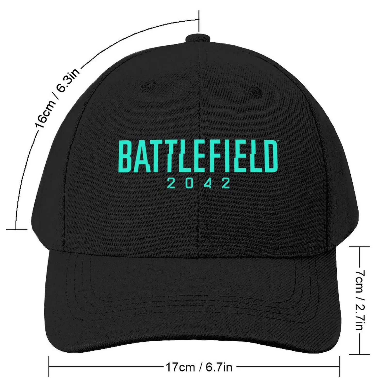 Battlefield 2042 Blue Baseball Cap black tea Hat Men's Women's