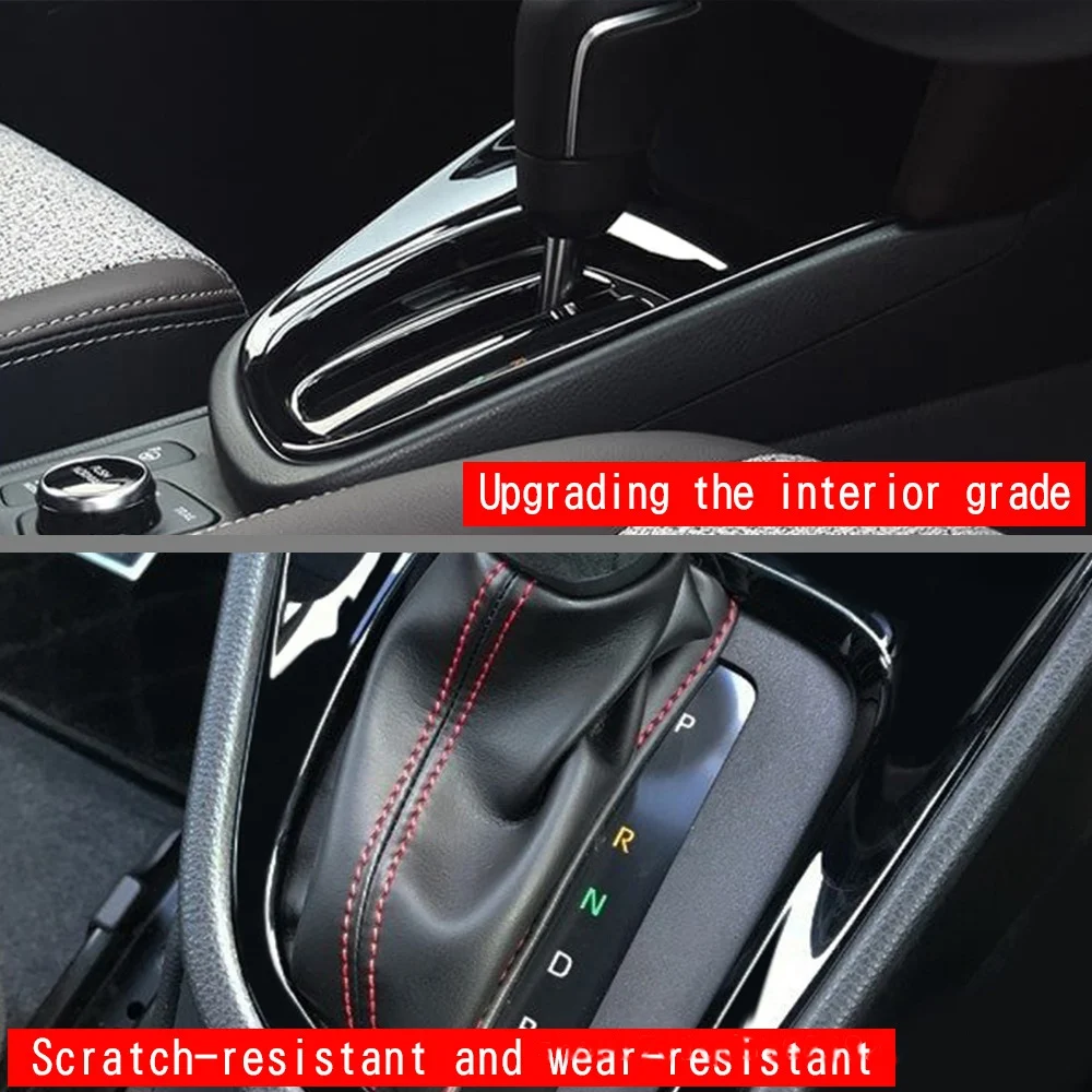 Glossy Black Central Gear Shift Panel Control Panel Decal Interior Modification for Toyota Yaris Cross 2021 2022 RHD