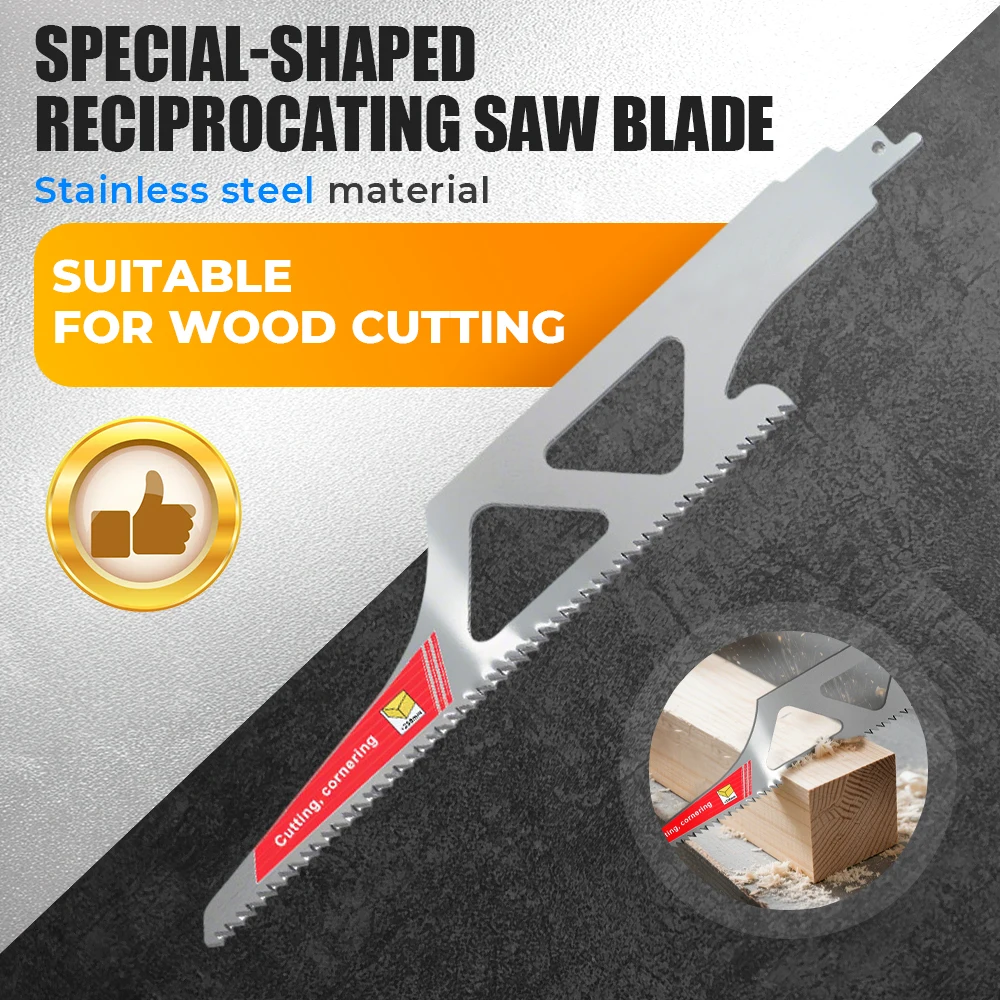 

Jigsaw Blade Extra Long Heavy Duty Scroll Saw Blades T-Shank Fine Coarse Teeth for Wood Aluminum Tight Spaces 302mm