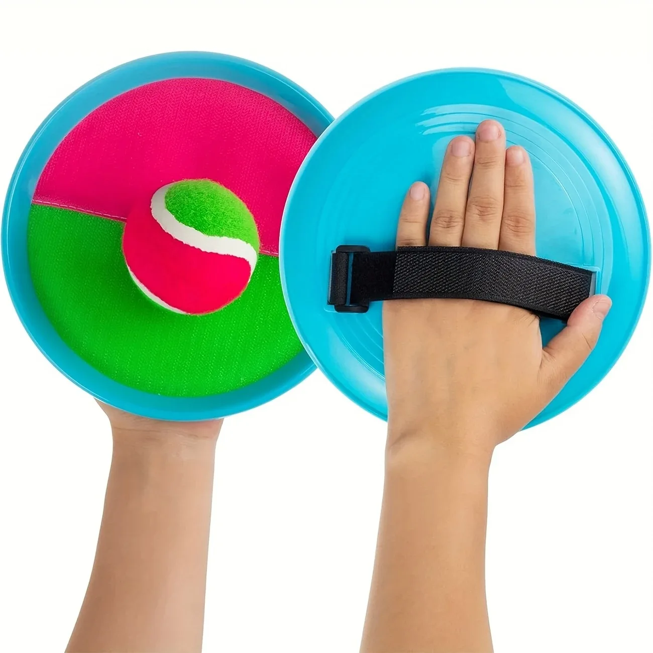 1Set Bambini Ventosa Palla appiccicosa Giocattolo Sport all'aria aperta Cattura la palla Gioco Set Lancio e cattura Giocattoli interattivi all'aperto genitore-figlio