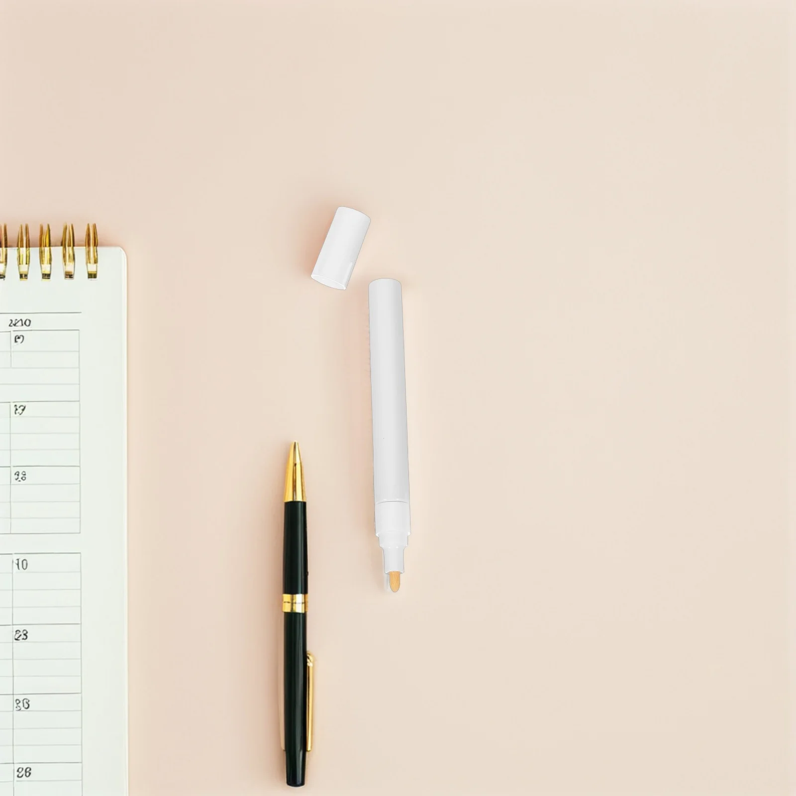 

10pcs Refillable Blank Pens Empty Graffiti Markers Acrylic Permanent Marker Round Tip For Wood Ceramic Metal Repair Pen