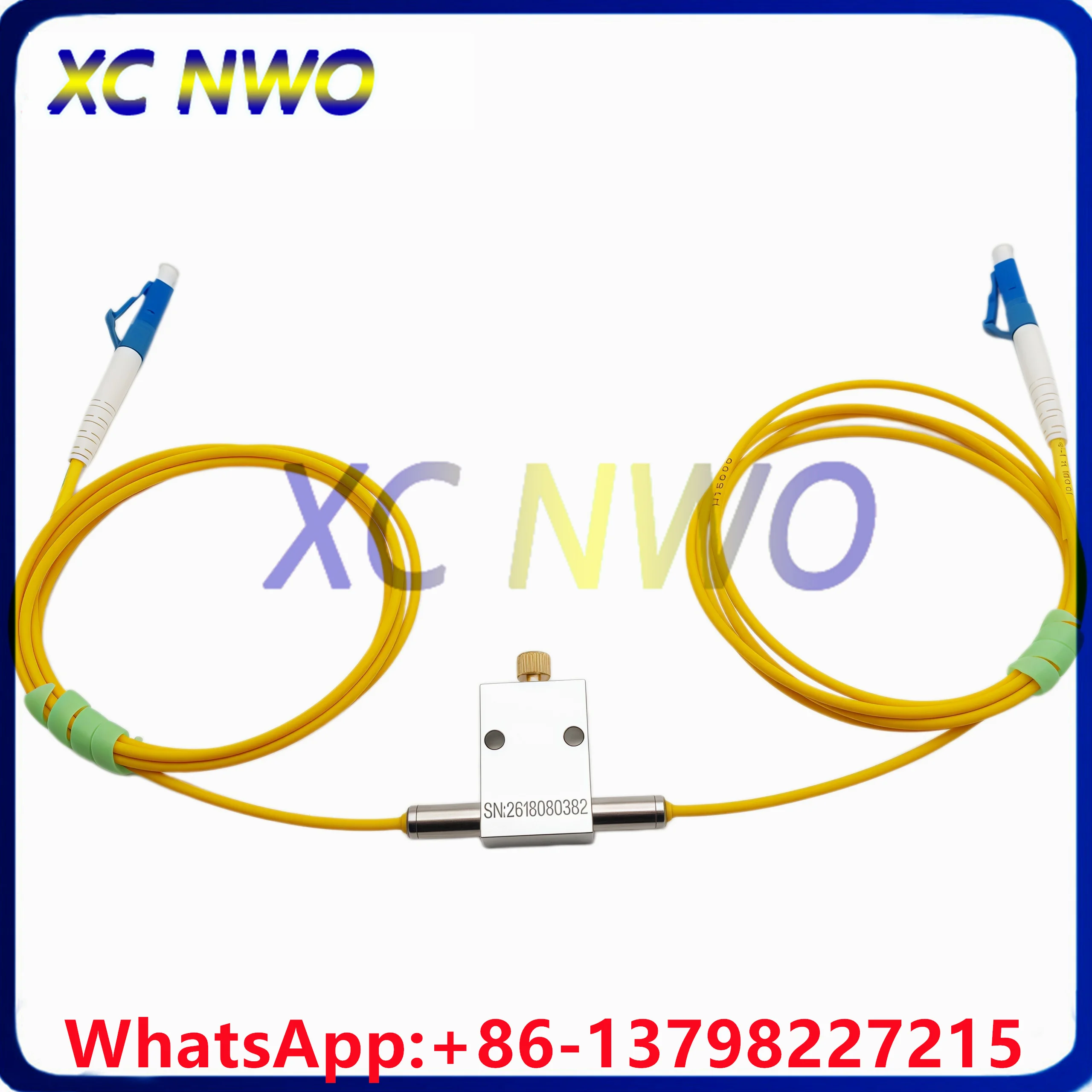 Fiber Optic Adjustable Attenuator 0-60dB In-line Mechanical Variable Online Attenuater With 2.0mm 1M LCUPC Cable Connector