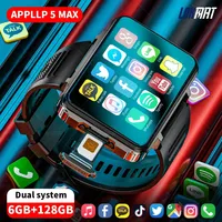 2025 New LOKMAT APPLLP 5 MAX Android Smartwatch Men, 4G Independent Call 6GB+128GB GPS Dual Camera Fitness Tracker Smart Watch