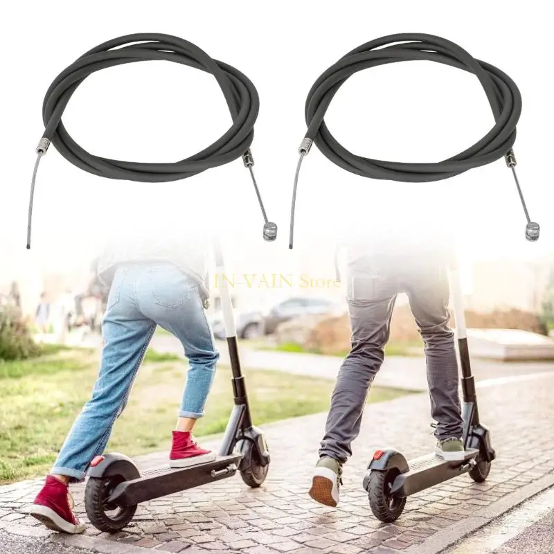 M5TC سكوتر كهربائي خط الفرامل الأمامية عالية الأداء سكوتر صيانة خط استبدال طول 140 سنتيمتر كابل فرامل يد #3