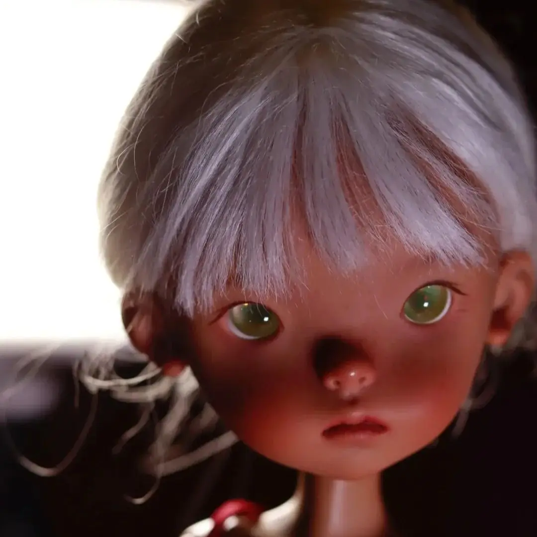 

New SD BJD1/6 special body blue bean small cloth SD doll cute humanoid naked joint movable resin BB gift in stock free shipping