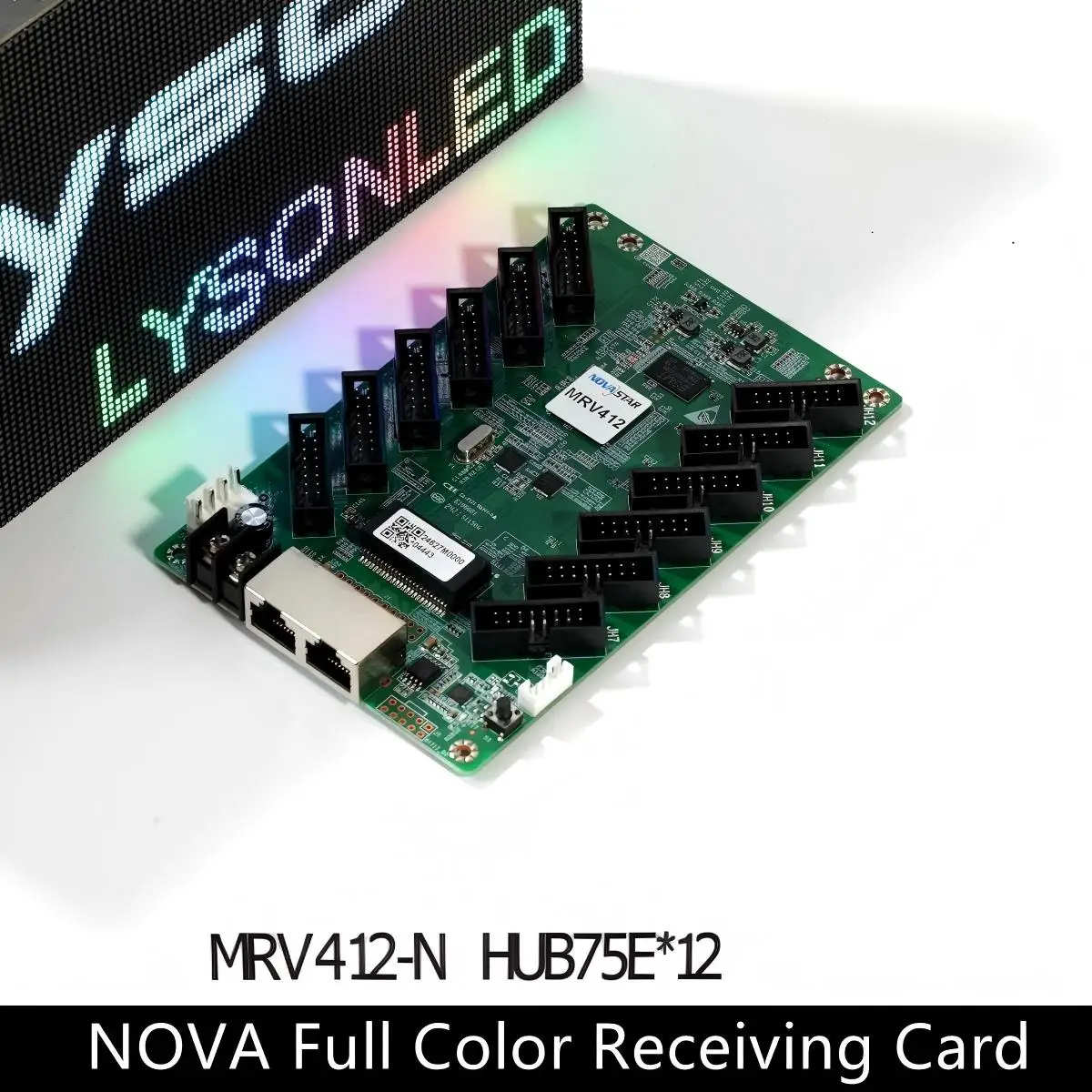 

Novastar MRV412-N MRV416-N Indoor Outdoor Full Color Receiving Card for LED Video Display Combine Work with MSD300 MCTRL300 Box