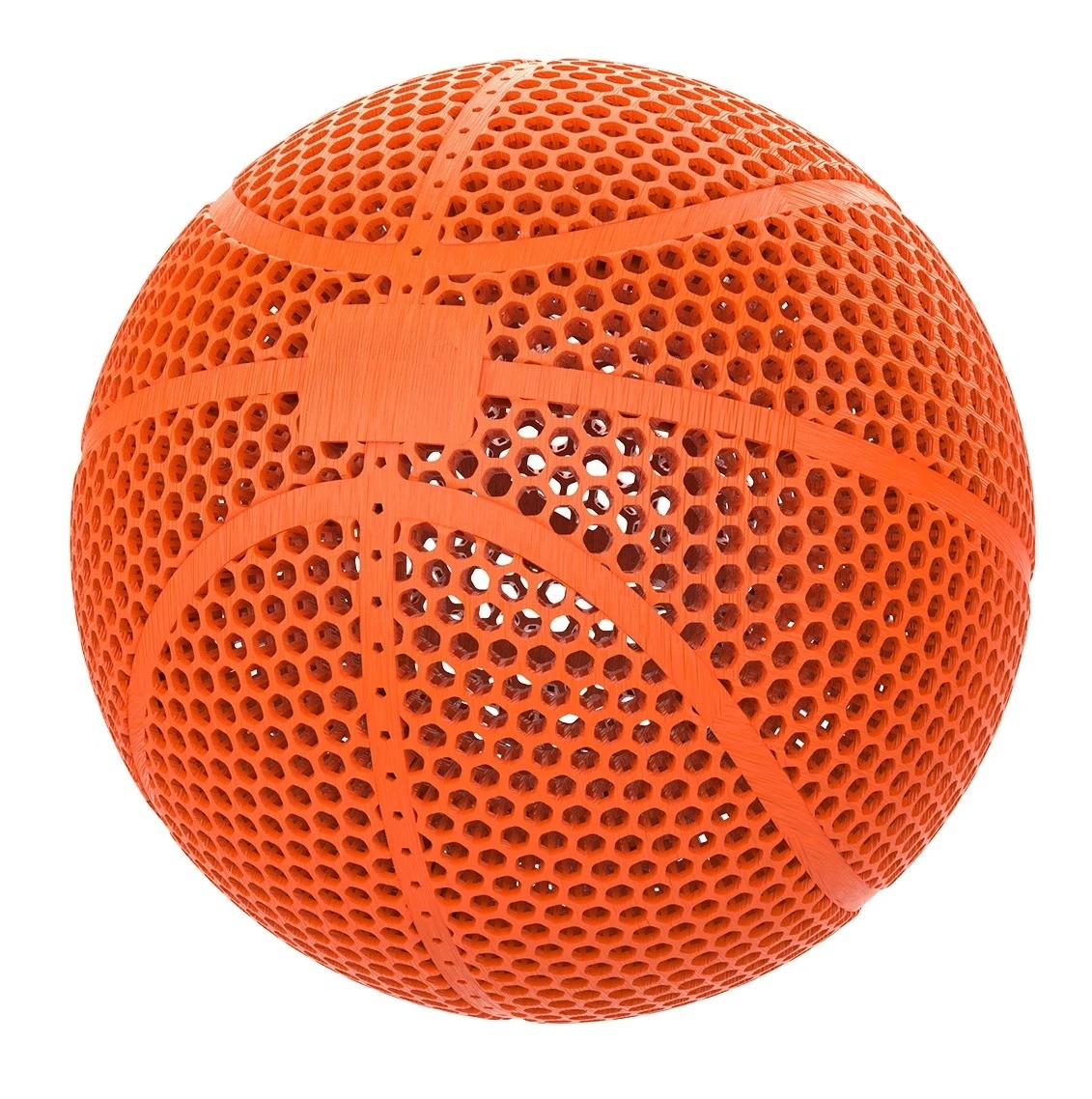 كرة سلة مطبوعة ثلاثية الأبعاد متعددة الحجم PLA-HR بدون هواء 1.75 ملم صديقة للبيئة للحد من الضوضاء هدية عيد ميلاد #1