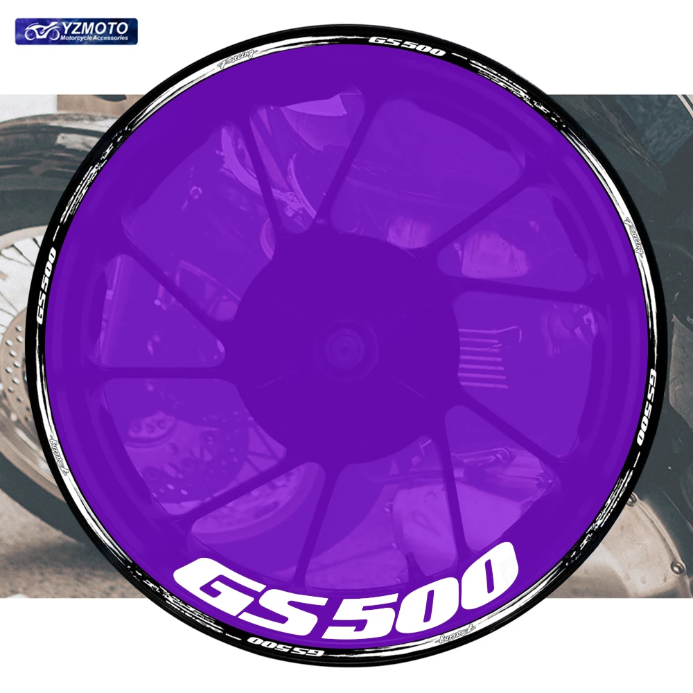 

Motorcycle Accessories Sticker For GS500 GS 500 Front Rear 17 Inch Wheel Hub Racing Decal Car Reflective Rim Tape Stickers
