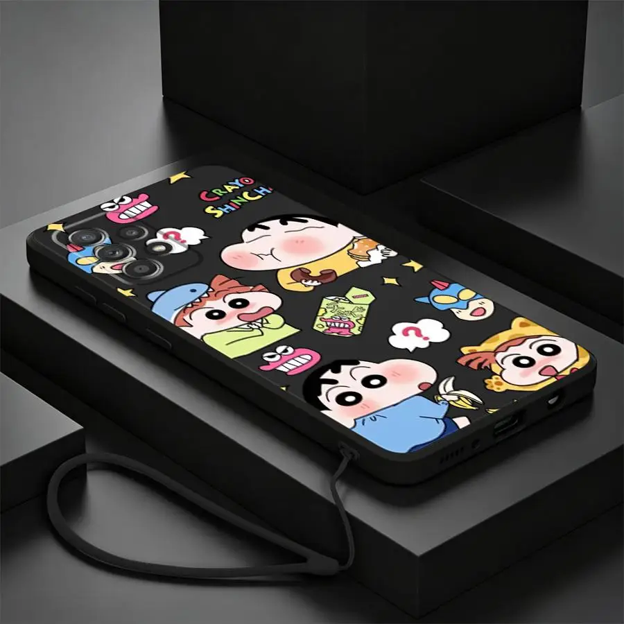 Cra-yons Shin-chans Phone Cover Case for Samsung Galaxy A17 A34 A24 A51 A35 A27 A11 A12 A36 A26 A15 A22 A52 A13 A14 A16