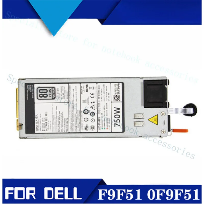 A+ FOR Dell PowerEdge R520 R620 R720 R820 R920 T320 750W Power Supply 0F9F51 F9F51