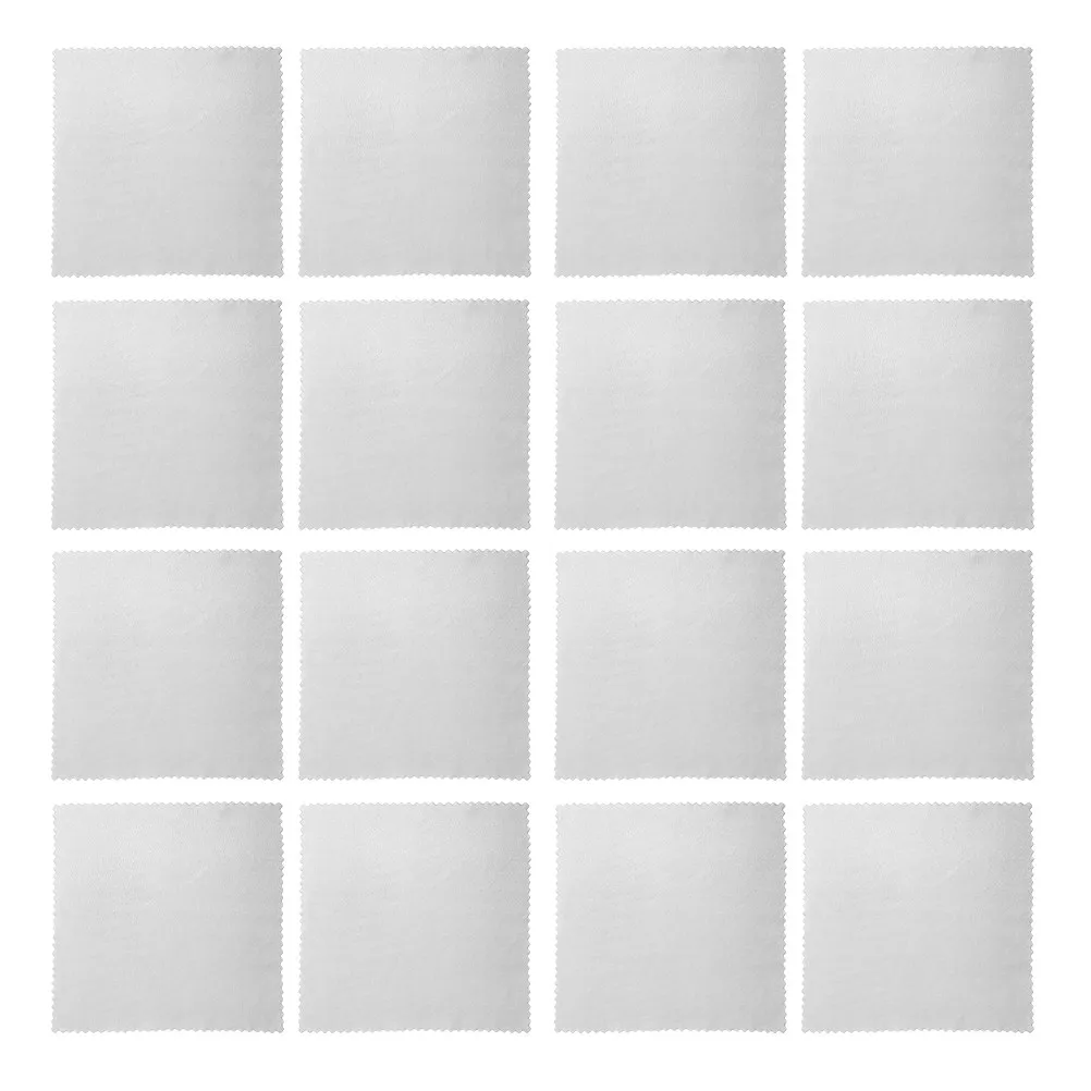 

100Pcs Microfiber Jewelry Cleaning Cloth Silver Polishing Cloth for Silver Gold Platinum Jewelry Rings Watches Pendants Cleaner