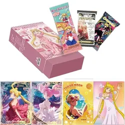 KAMAN Sailor Moon Collection Card Moonlight Start Dancing Collection Cards Rare Anime Character Card Kids Toys Christmas Gifts