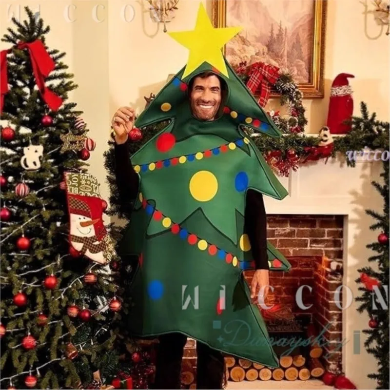 couvre-pieds-pour-spectacle-d'halloween-costume-de-cosplay-d'arbre-de-noel-vetements-de-noel-tenue-de-carnaval-2025