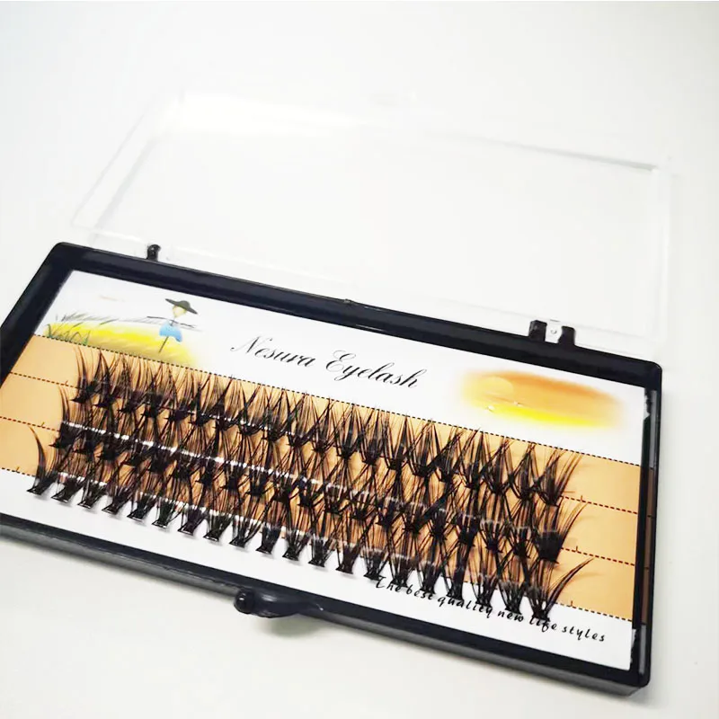 High Quality 60 Bundles Individual Cluster Makeup Individual Cluster Eye Lashes False Eyelashes