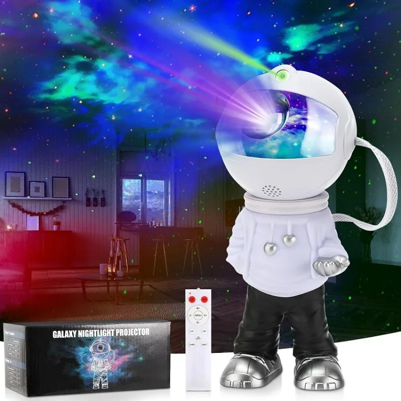 

High Quality Starry Sky Projection Night Light Full of Stars Ambient Lamps Spaceman Laser Nebula Water Ripple Room Decoration