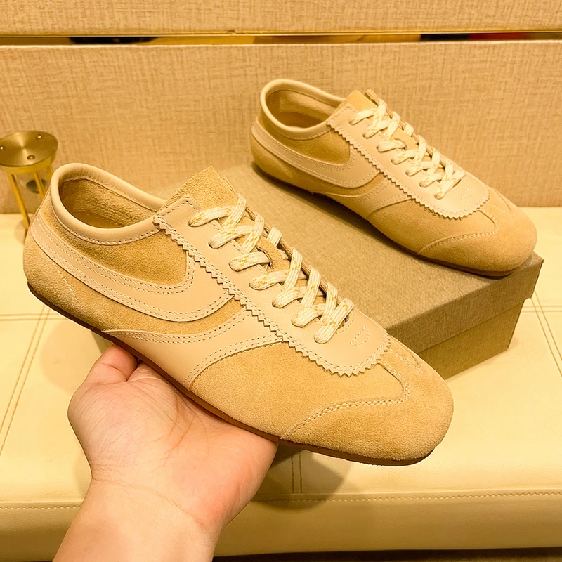 

Lightweight Men's Oxford Shoes Lace-Up fashion breathable Leather Shoes Flexible Sole