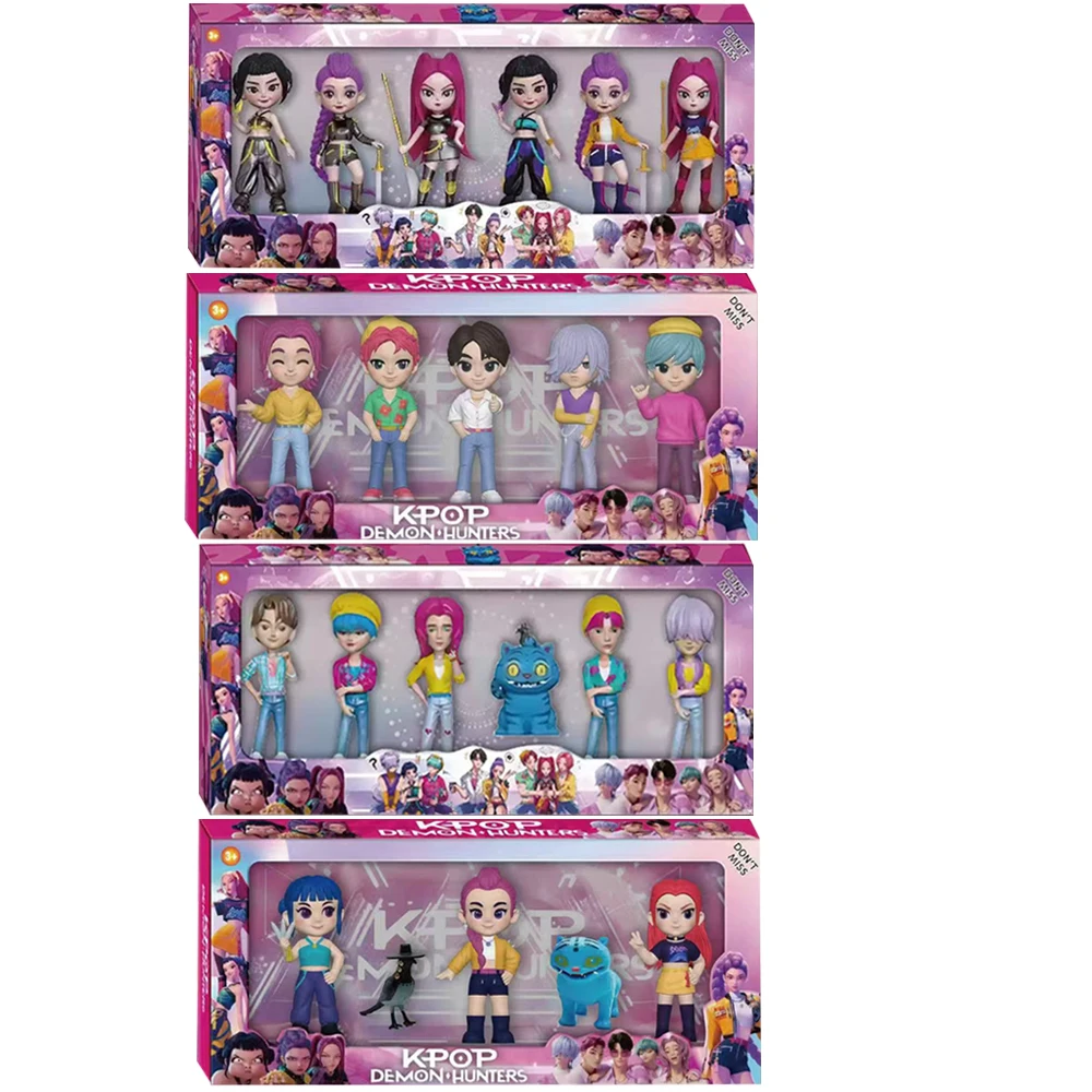 2027 ใหม่ล่าสุด ของสะสมตัวละครอนิเมะ Kpop Devil Hunter รูมิ โซอี มิรา ทำจากโพลีไวนิลคลอไรด์ ของตกแต่งโต๊ะทำงาน ของขวัญสำหรับเด็ก