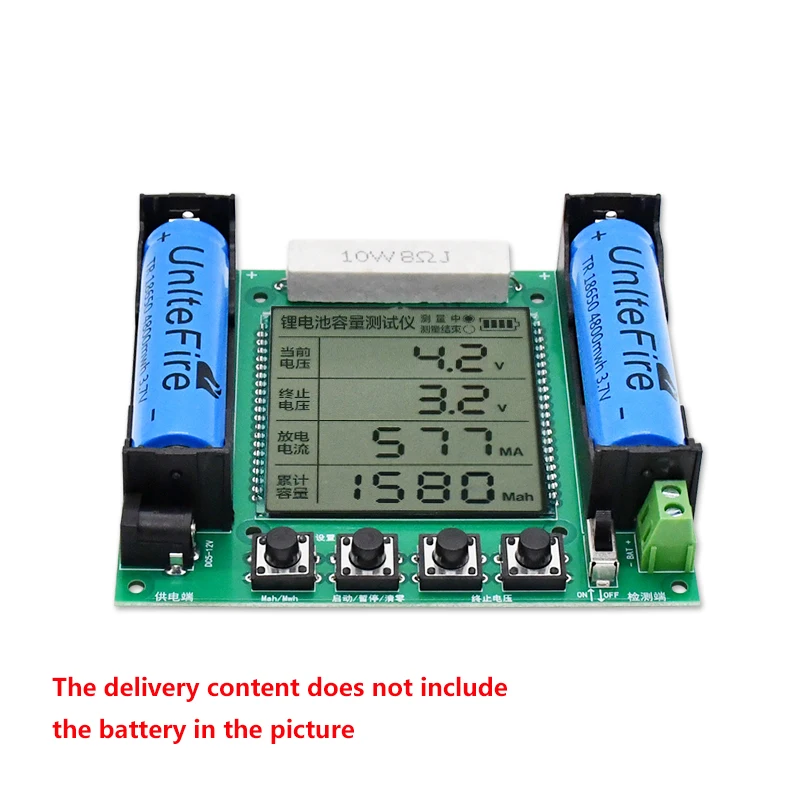 Imagem -02 - Módulo Testador de Capacidade da Bateria de Lítio Alta Precisão Xh-m239 Lcd Display Digital Verdadeira Capacidade Módulo de Medição Mah Mwh 18650