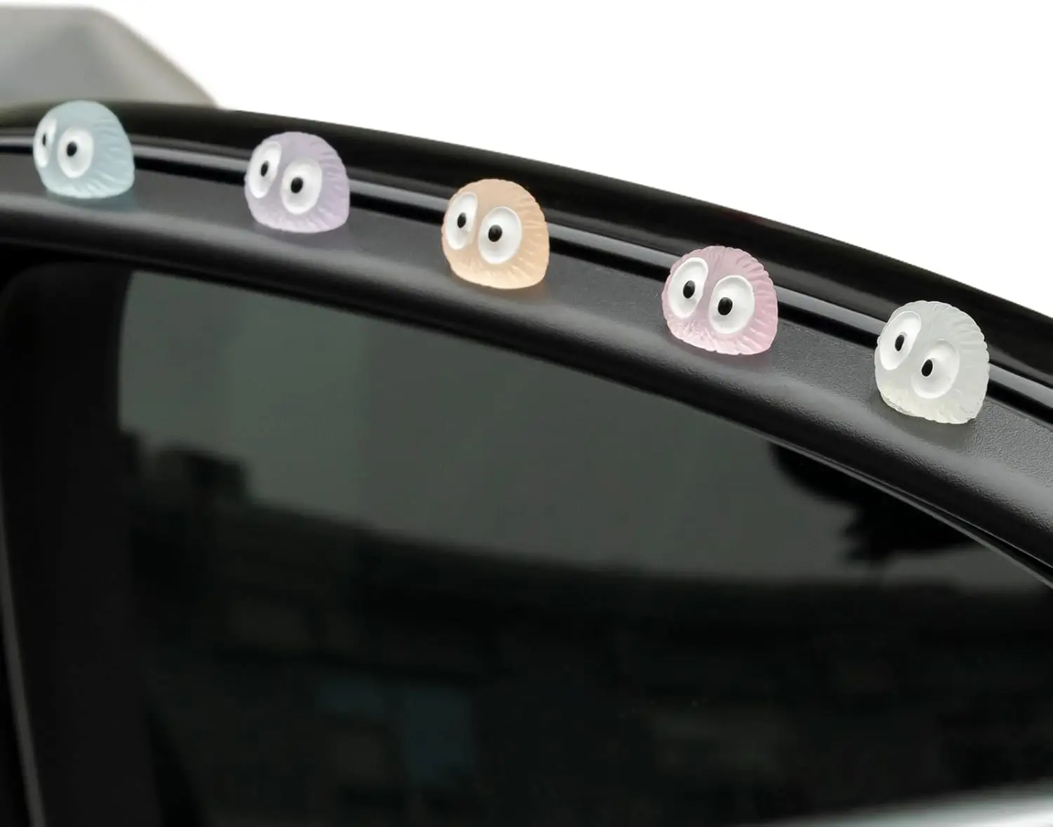 21Pcs Luminous Cute Soot Sprites Car Interior Decor Car Ornaments for Rear View Mirror Dashboard Decoration Funny Accessories