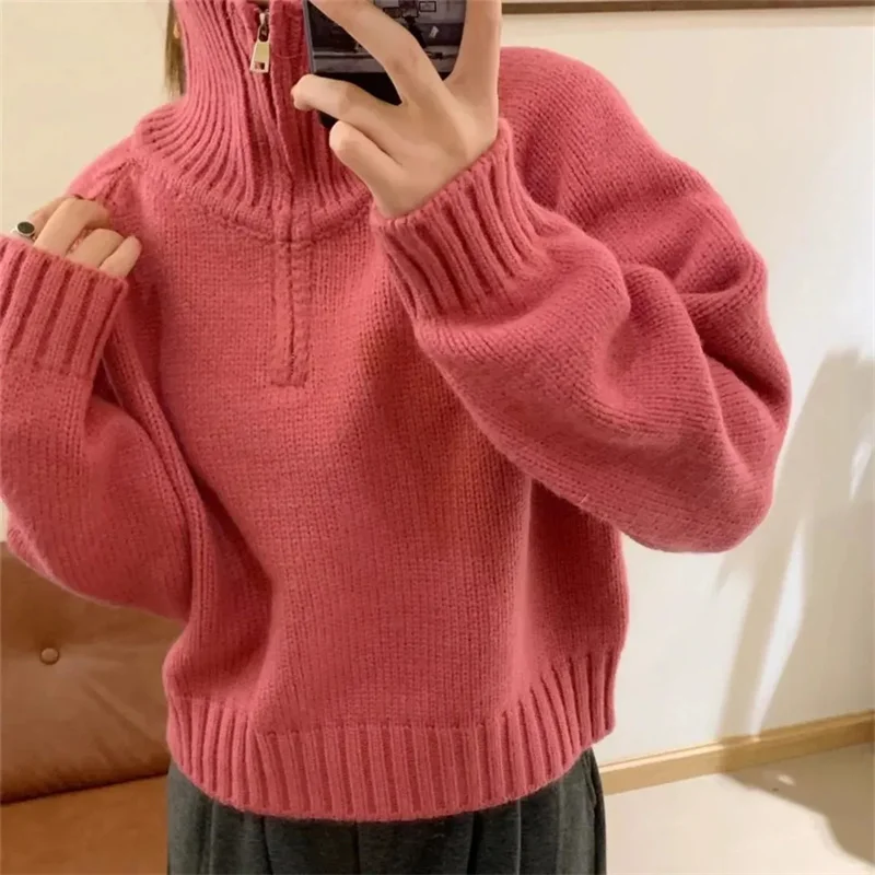 Women Spring Turtleneck Sweater Knitted Soft Pullovers cashmere Jumpers Basic Solid Soft Sweaters Women Autumn Winter Casual Top