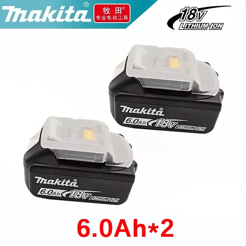 100% NIEUWE Makita Batterij 18 v 6000 mAh BL1860 BL1850B BL1850 BL1830 batterij & oplader 18 v Vervanging Power Tool Batterijen