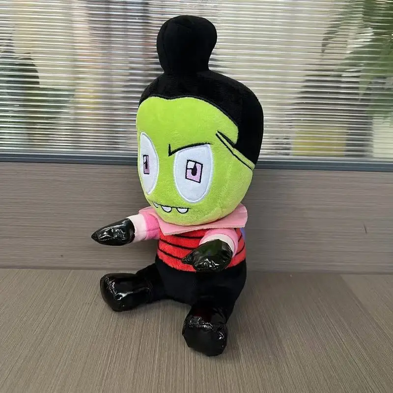 Nuovo peluche Invader Zim con occhi 3D - Personaggio Alien Invader bambola di pezza Cartoon Network Regalo da collezione da 10 pollici per i fan