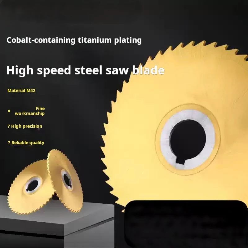 

Полотно циркулярной пилы из высокоскоростной стали, фрезерное кобальтовое покрытие с титановым покрытием, внешний диаметр 40–300 мм для точной резки
