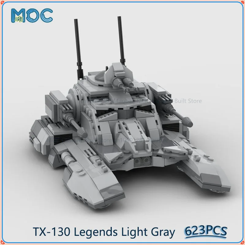 MOC Building Block TX-130 Legends DIY Assembly Bricks Starfighter Aircraft Collection Creative Display Toys Model Gifts 623PCS