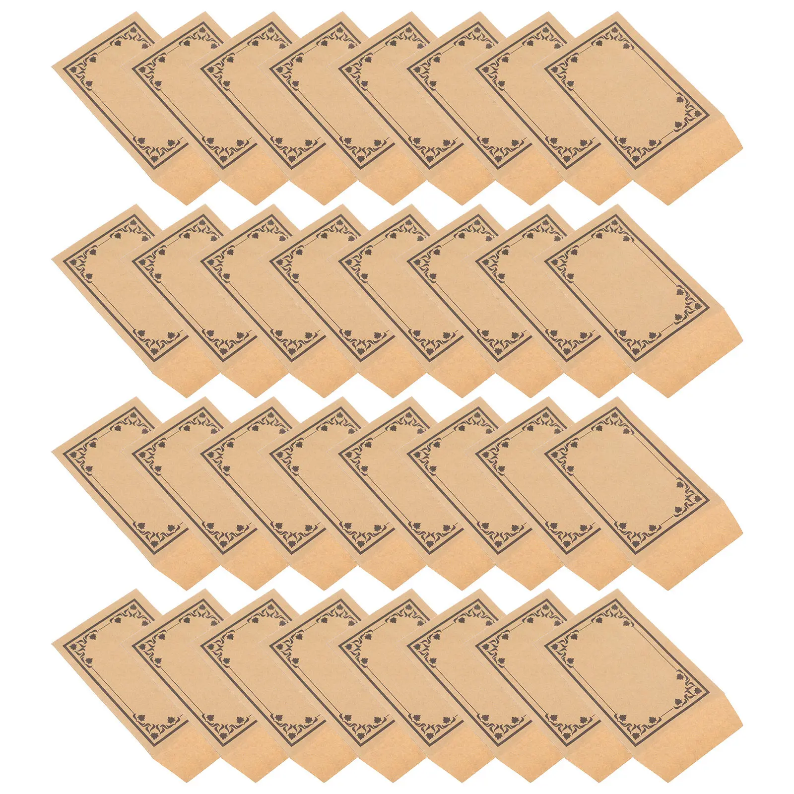 

50 шт. коричневых крафт-конвертов с самоклеящимся клапаном для денег и монет, мини-пакеты для хранения, система бюджетирования наличных