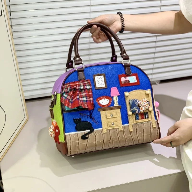 

Женские сумки через плечо, сумки-бостон, кошельки и сумочки, дизайнерские сумки класса люкс с мультяшным принтом, сумки-кроссбоди, сумка женская, Bolsa Sac