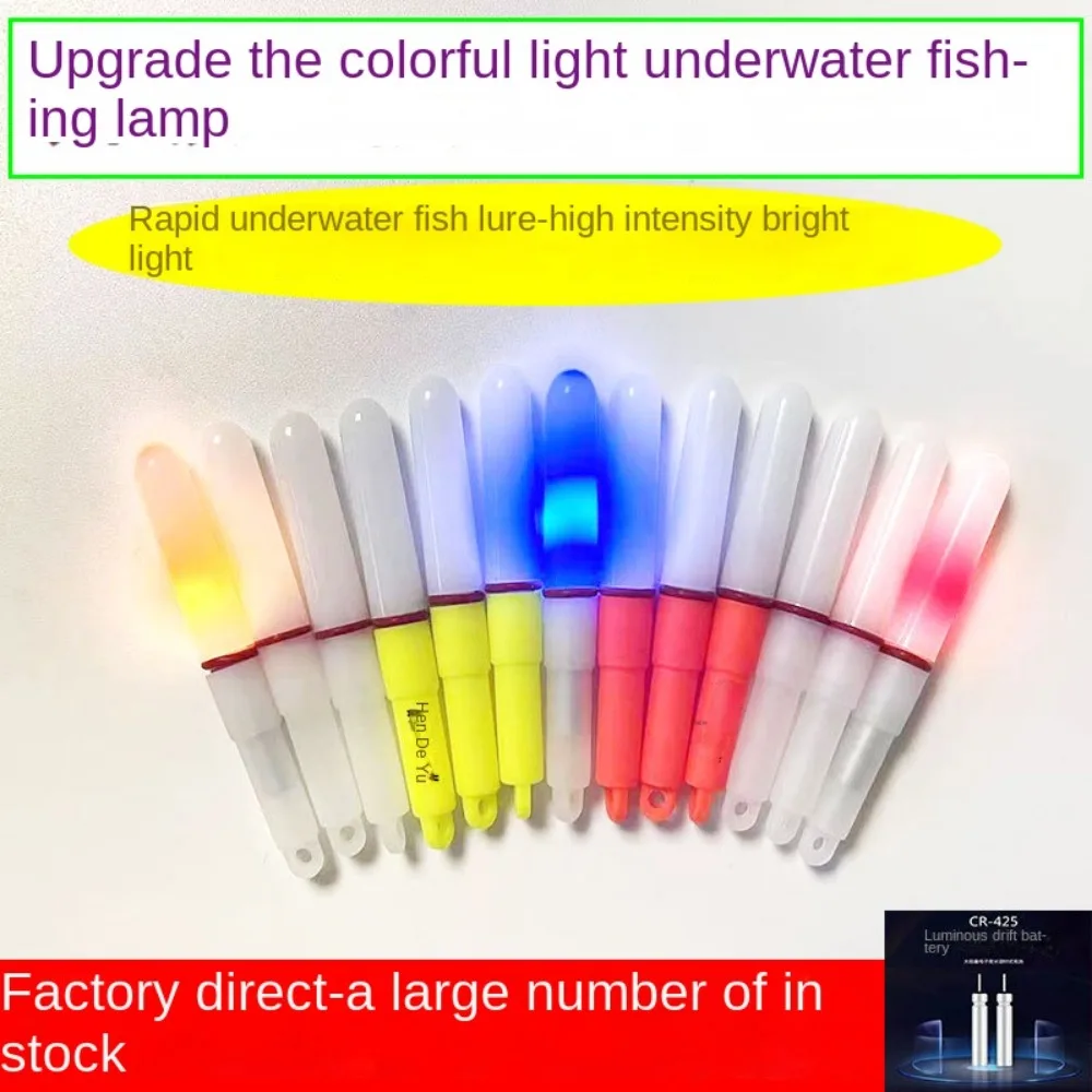 Night Fishing Fishing Rod Lighting Stick Removable Float Tackle LED Night Tackle Waterproof 3 Color Electronic Pole Lamp Fishing