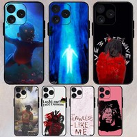 Lucki Rapper WAKE UP LUCKI Phone Case For iPhone 8 11 12 13 Pro 14 15 Mini X XR XS max Plus Shell