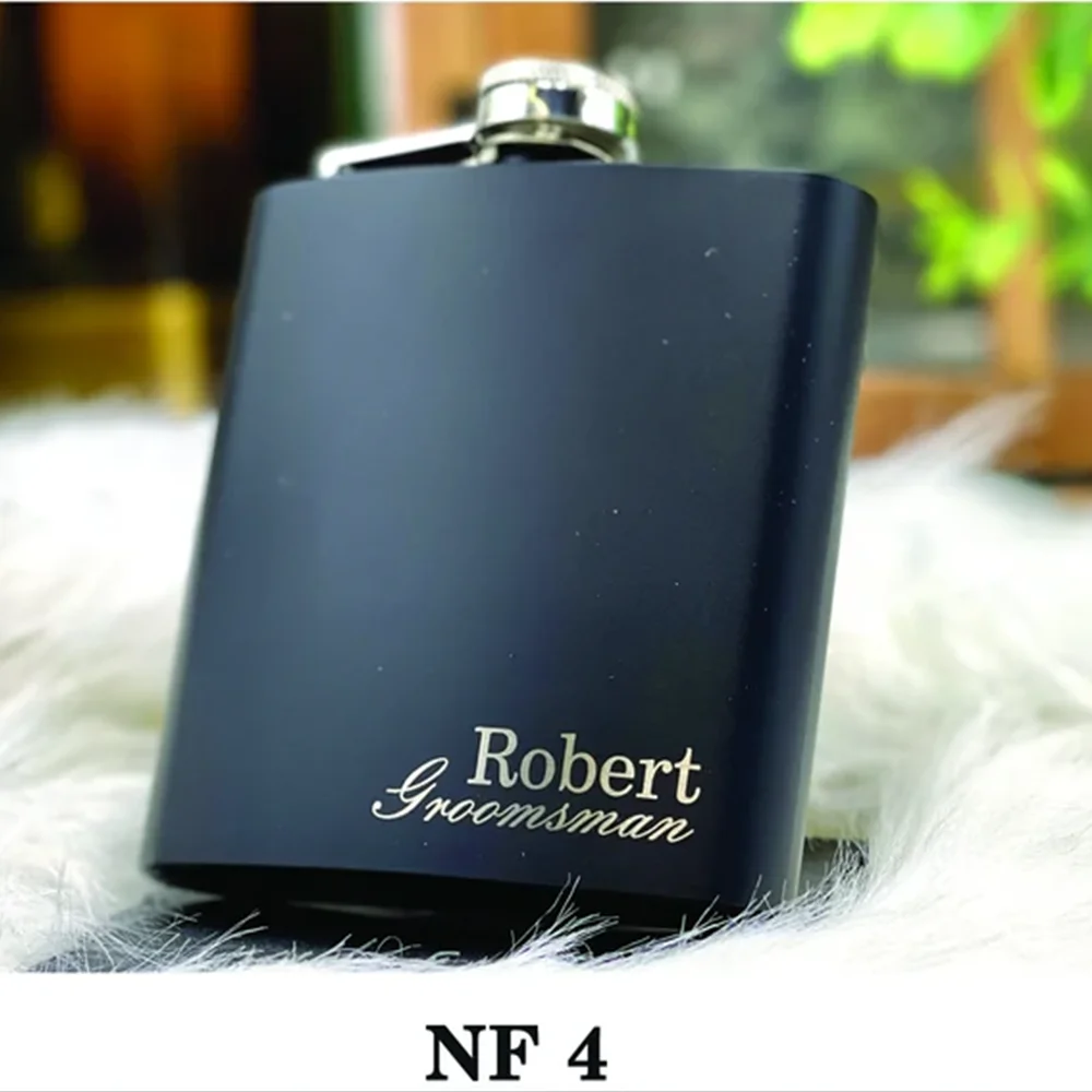 تخصيص الإبداعية 6 أوقية الفولاذ المقاوم للصدأ جيب الورك قارورة ويسكي المحمولة مخصصة مجموعة النبيذ شخصية هدية عيد