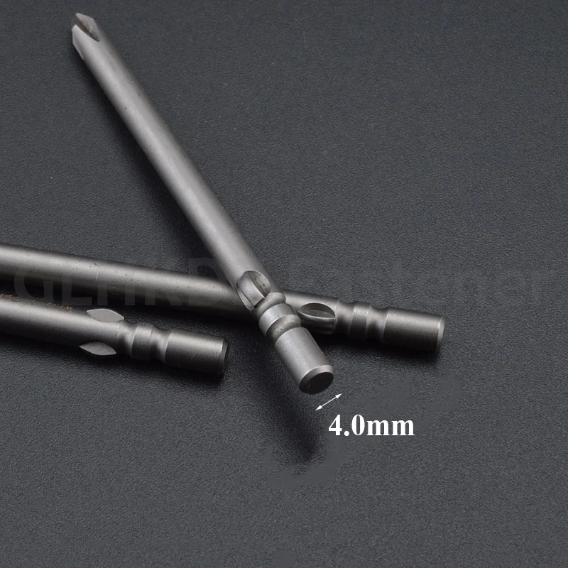 40-80mm 800 Electric Phillips Screwdriver Bit 4mm Round Shank Cross Head Electric Screwdriver Bit Magnetic Driver Bit PH00-PH2