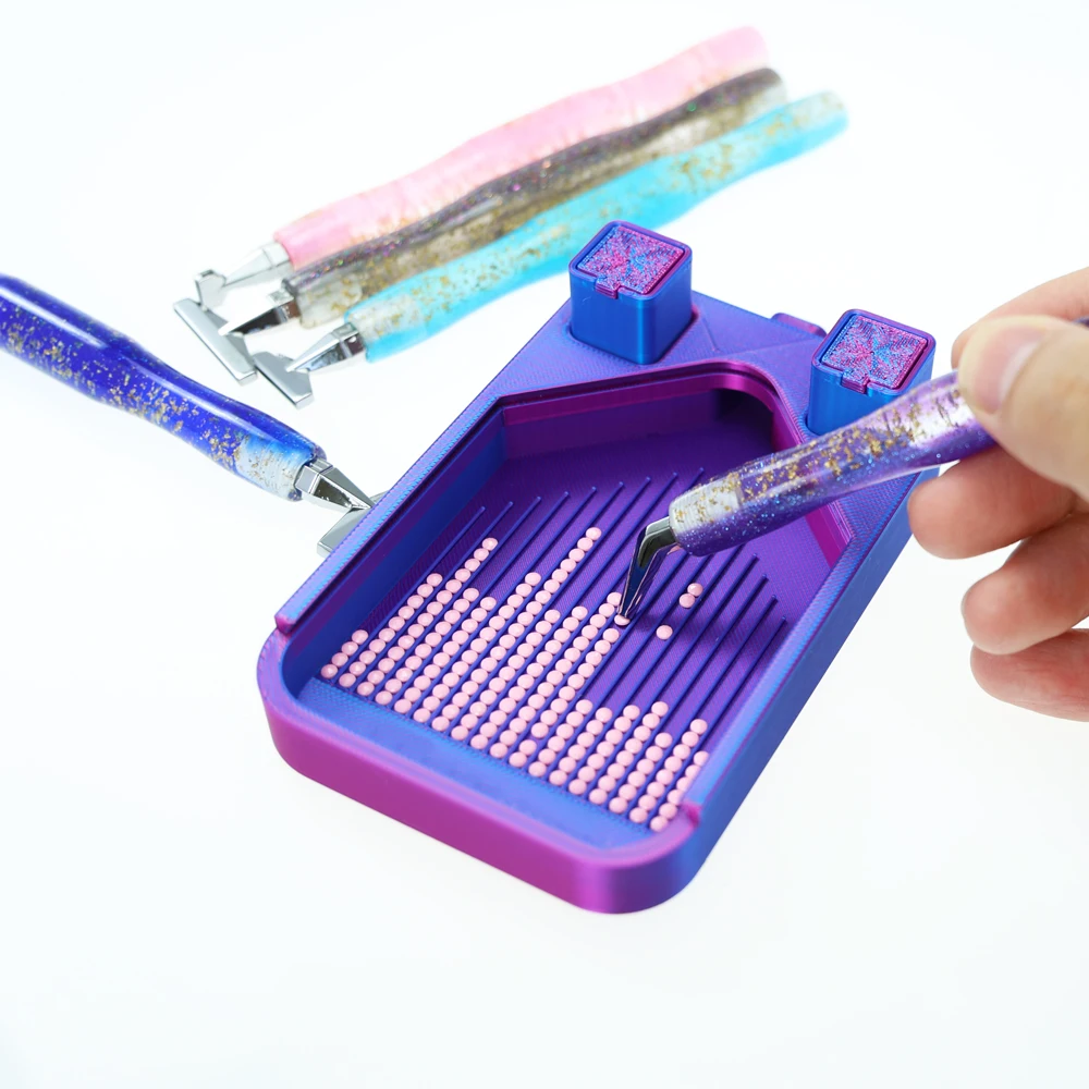 Neuer Metall-Diamant-Kunststift mit großer Spitze, Multi-Diamant-Malstift mit dünner Spitze für Diamantmalerei-Werkzeuge und Zubehör. – Detail 6
