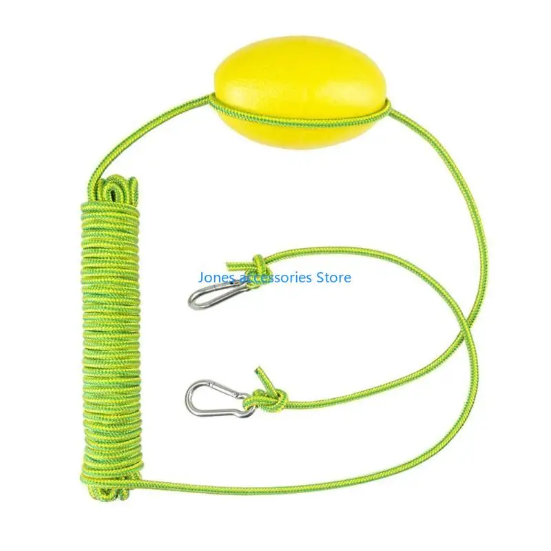 W8KD 30ft Kajak Accessoire Gooi Lijn voor Vissen Drift Ankers Systeem Drift Ankers Tow Throw Leash Drijvend Drift Touw