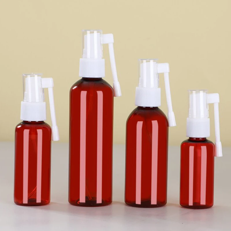 10-100ml PET Spray Bottle Elephant Trunk Spray Bottle Nasal Spray Bottle Cosmetic Spray Jars Spray Pot Sample Packing