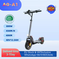 A1 Electric Scooter 800W Motor 48V12.5AH E-scooter Maximum Speed 45KM Dual Shock Absorbing Adult 10-inch Off-road Tire Escooters