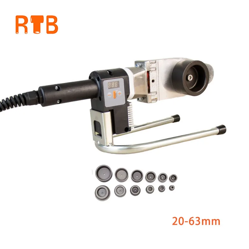 لوح تسخين CCJ63 (20-63 مللي متر) PE/PP/PVDF آلة دمج المقبس المحمولة Ppr آلة لحام التدفئة