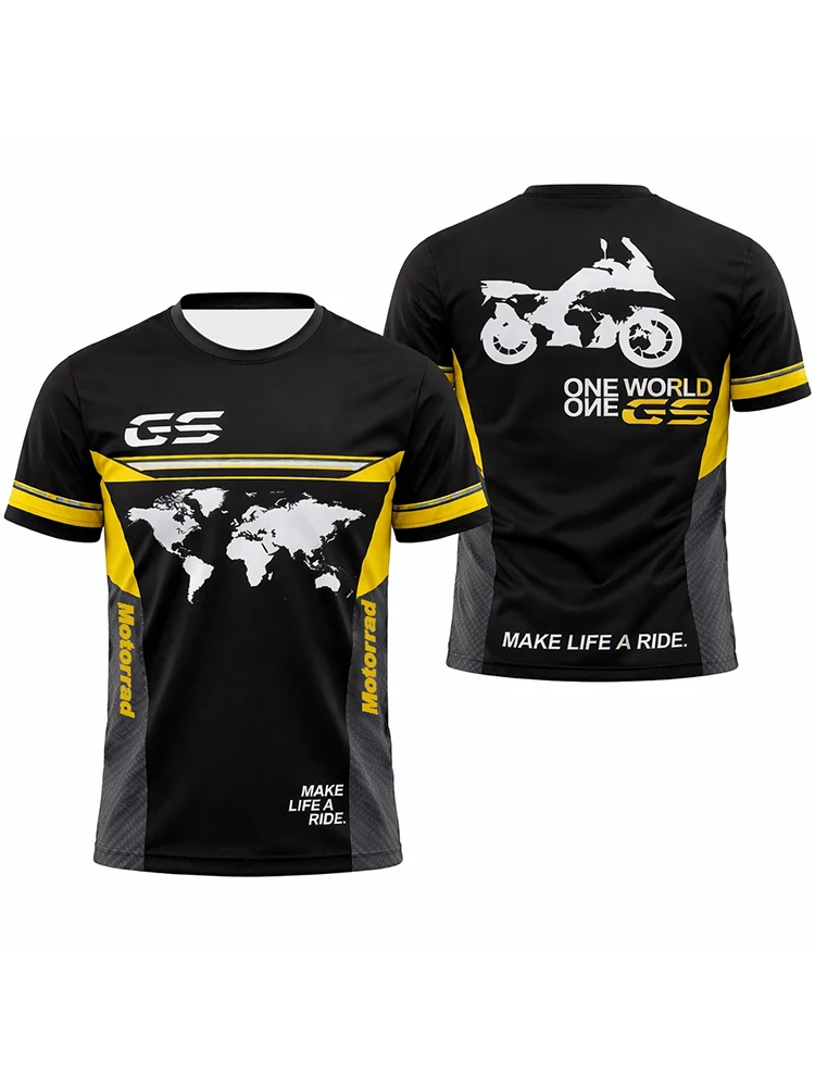 Sommer-Bestseller GS Adventure Riding Jersey T-Shirt Atmungsaktiv Schnelltrocknend Bequemes Outdoor-Motorrad-Sport-Freizeitoberteil
