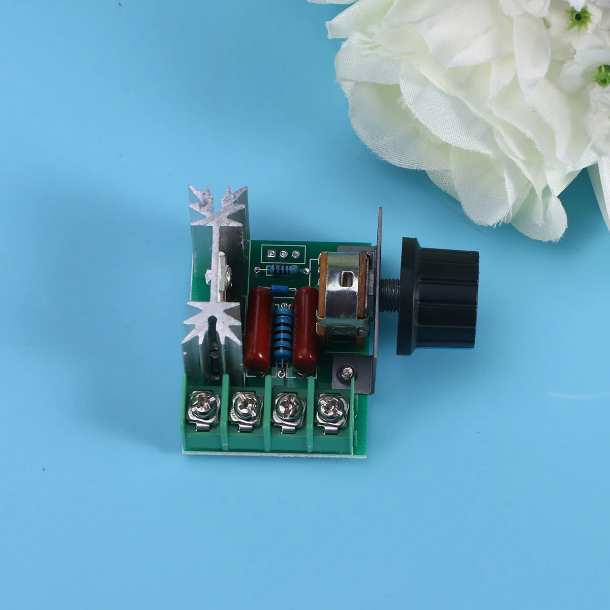 2Pcs 2000W 220V Electronic Voltage Regulator Controller High Power Dimmer Thermostat for Electric Furnace Water Heater Lamp