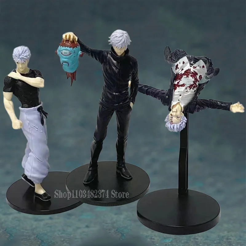 

Anime Satoru Gojo Figure Adult Model Jujutsu Kaisen Figurine Battle Damage Gojo Action Figure Decorations PVC Collectible Toys