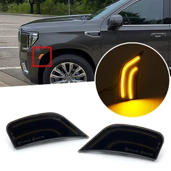 2 sztuk LED zderzak lampa światło obrysowe boczne dla Chevrolet Suburban Tahoe dla GMC Yukon dla Cadillac Escalade ESV 2021 2022