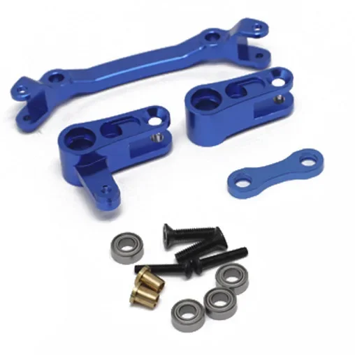 Aluminum Alloy Steering Bellcrank and Steering Link with Ball Bearing for 1/10 Arrma Senton 4X4 Granite 4X4 Typhon 4X4 Big Rock