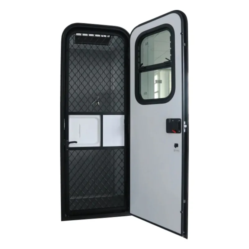 2025 Aluminum Panel Entry Door With Lifting Window For Caravan Motorhome RV