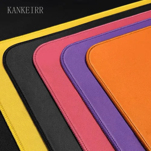 Imagen 2 del producto Alfombrilla de ratón Speed de Color puro, alfombrilla de escritorio inferior antideslizante de alta elasticidad, alfombrilla de ratón Premium para deportes electrónicos, alfombrilla de ratón negra grande ultrafina para Surfa