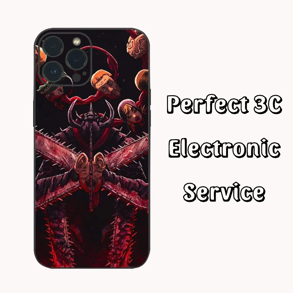 Hot Newest C-Chainsaws Mans Pochita  Anime Makimas Comic Cool Phone Case  For iPhone15 14 13 12 Mini 11 Pro XS Max X XR SE5 6 7