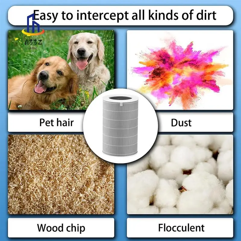 

A33Z-For Xiaomi Air Purifier Pro H Replacement H13 Filter PM2.5 Hepa Filter Activated Carbon Filter Accessories